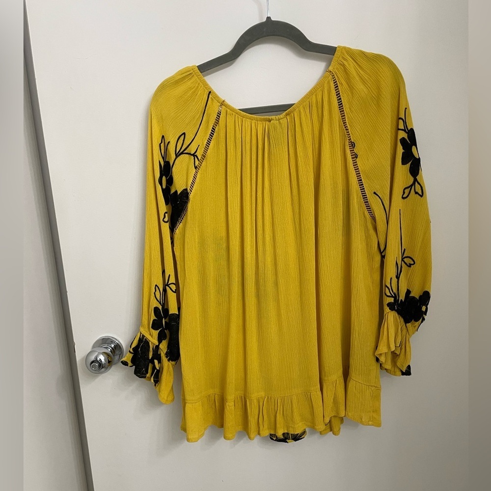 Crinkle rayon printed shirt - Picture 4 of 5